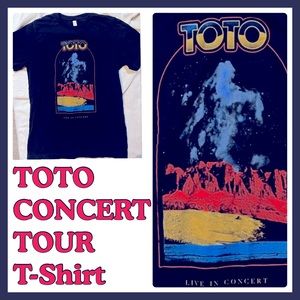 TOTO CONCERT TOUR SHIRT NEVER WORN SIZE MEDIUM